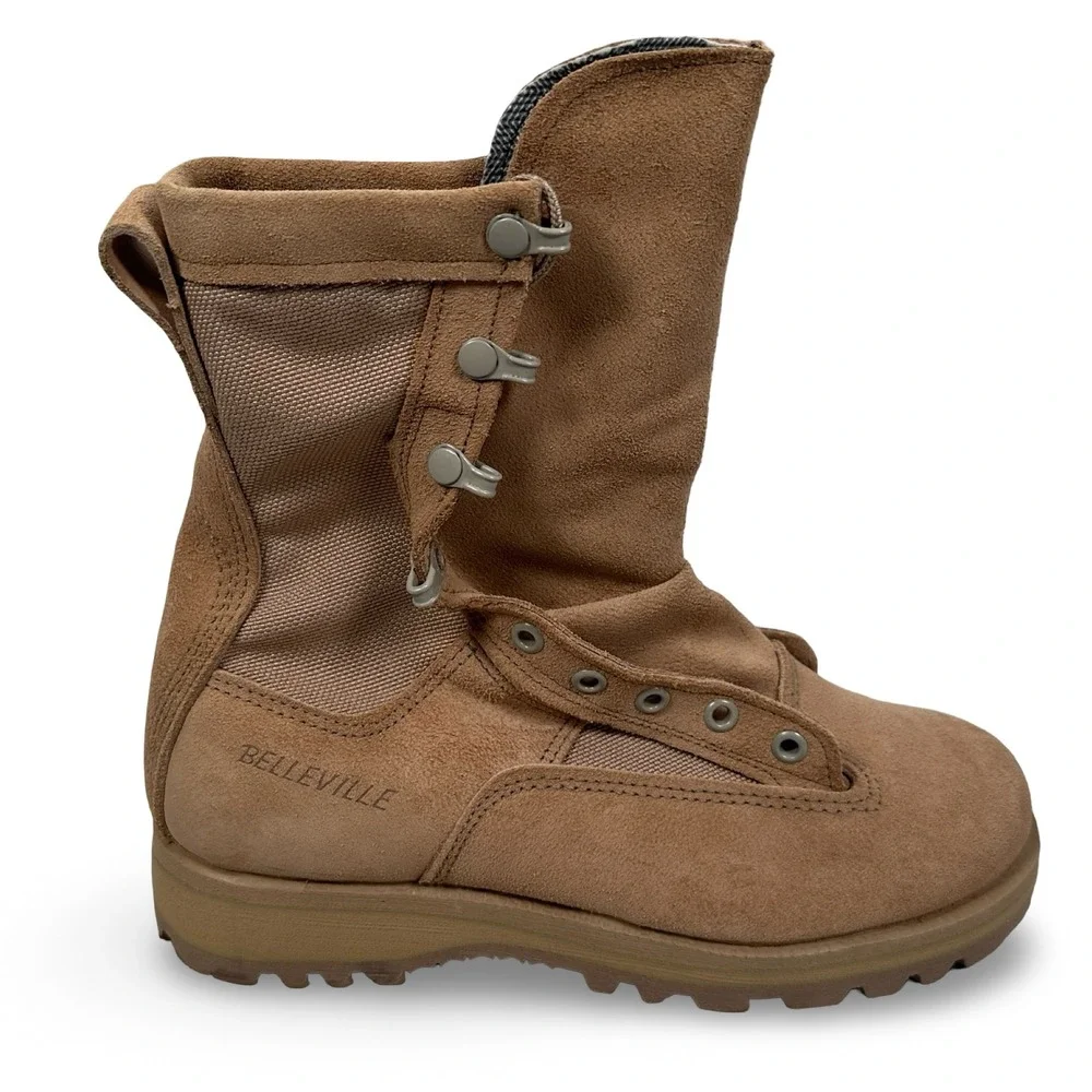 Belleville 790G Gore-Tex Waterproof Combat Boots 4.5 W Wide Tan Mens 5 Womens 6